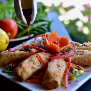 Salmon Spring Roll